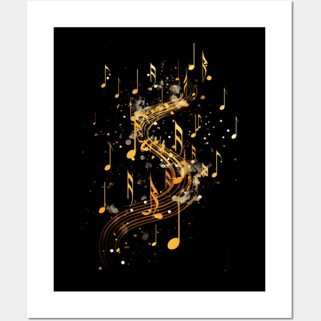 Music Flows Inside Wall Art by Nerd_art